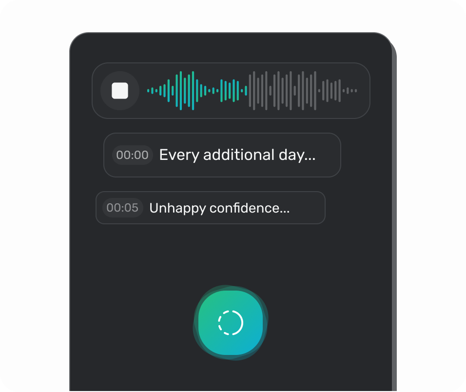 Speech to text